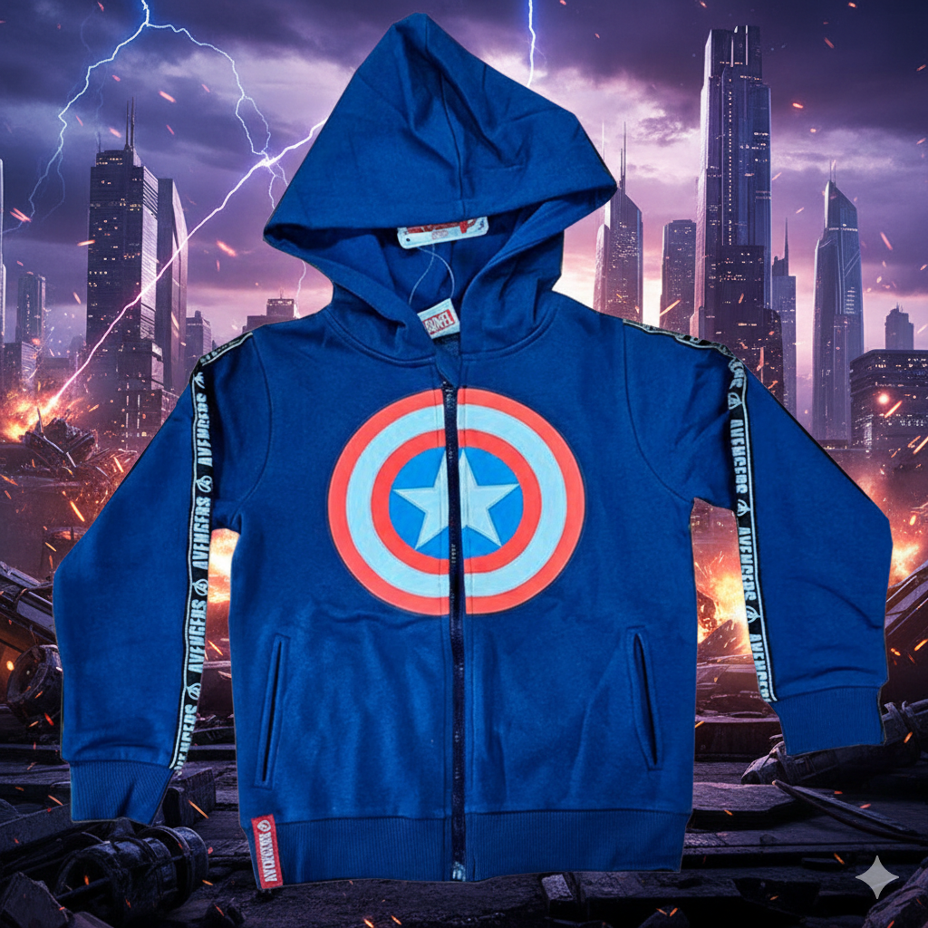 Felpa con cappuccio Avengers assortita