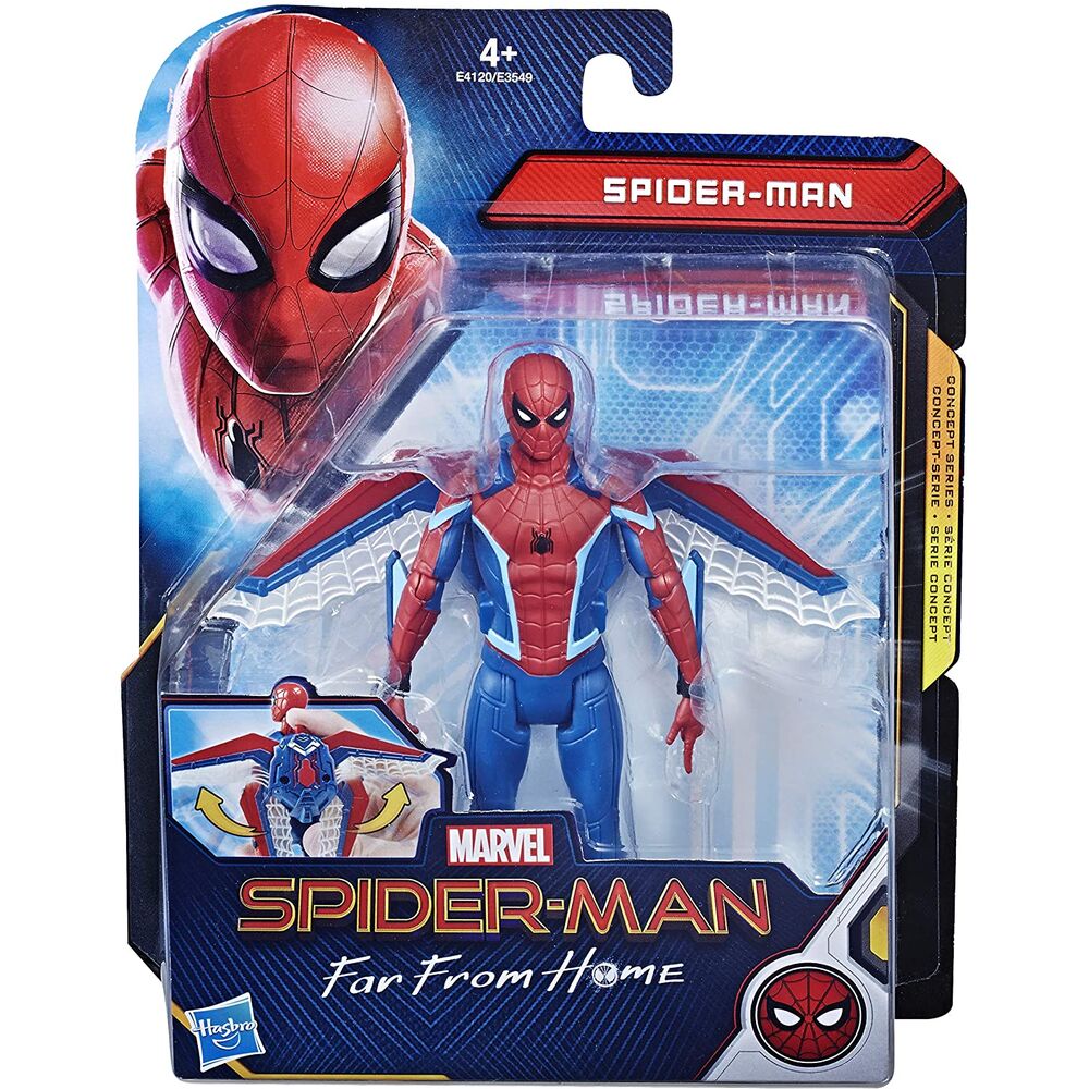 SET 4 PERSONAGGI Assortimento di Spiderman da 15 cm
