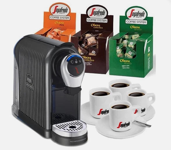 Macchina da Caffè Segafredo Plus 1 Colore Azzurro: L’Espresso Italiano a Casa Tu