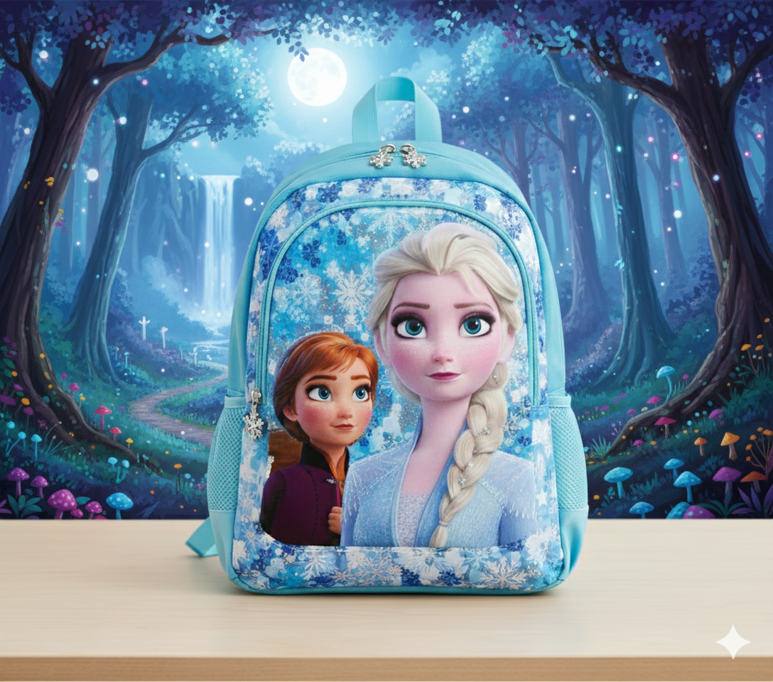 Zaino Frozen 2 Shine adattabile 42cm - Originale Disney.