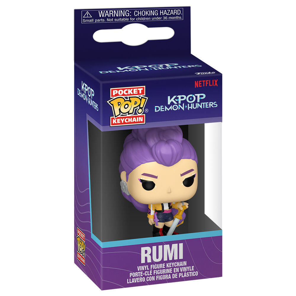 Portachiavi Pocket POP KPop Demon Hunters Rumi I guerrieri del K-pop.