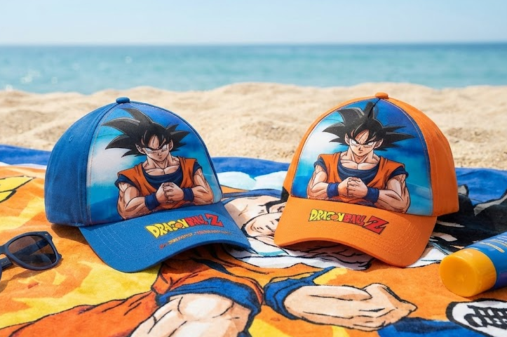 Cappellino Dragon Ball assortiti colore blu o arancio