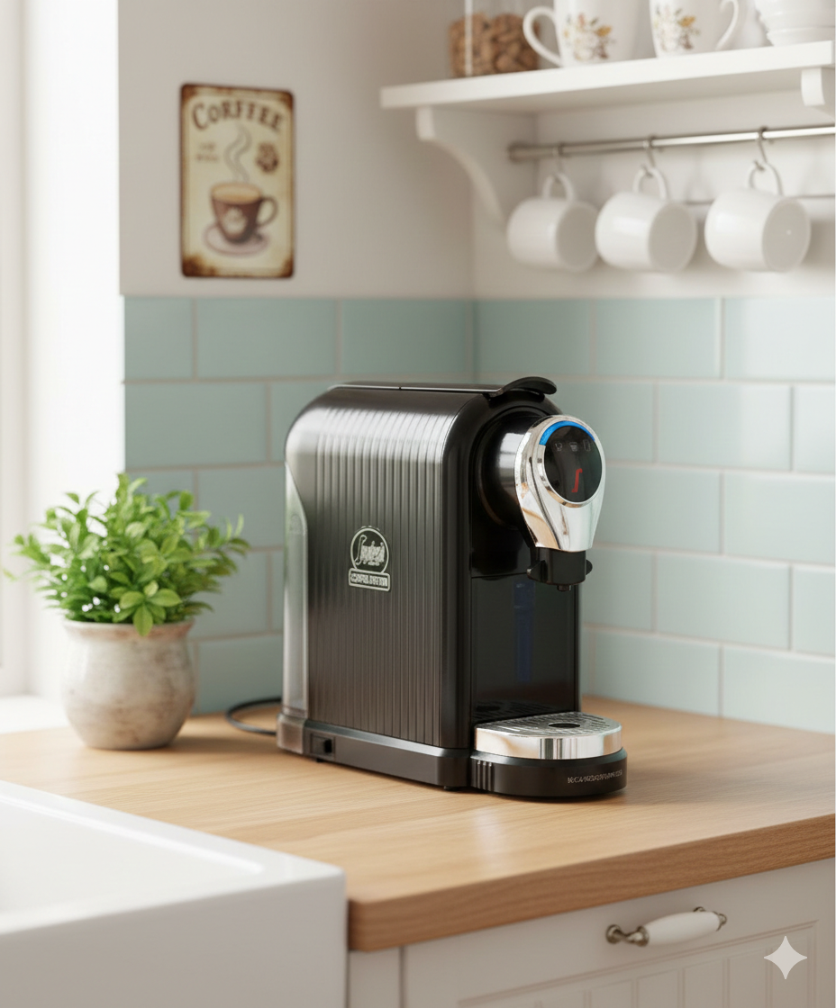 Macchina da Caffè Segafredo Plus 1 Colore Grigio: L’Espresso Italiano a Casa Tua